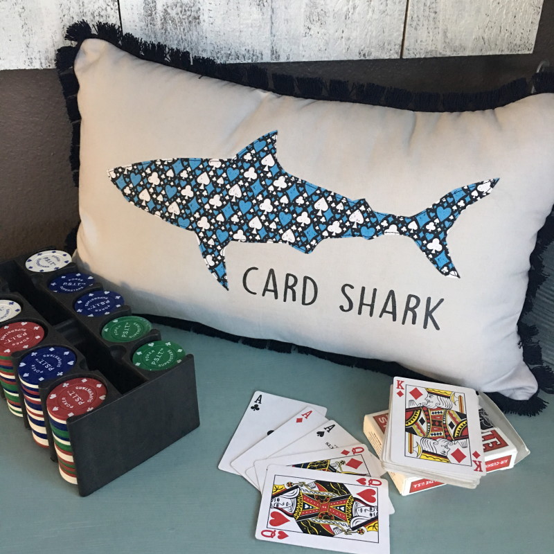 Card Shark Pillow Tutorial