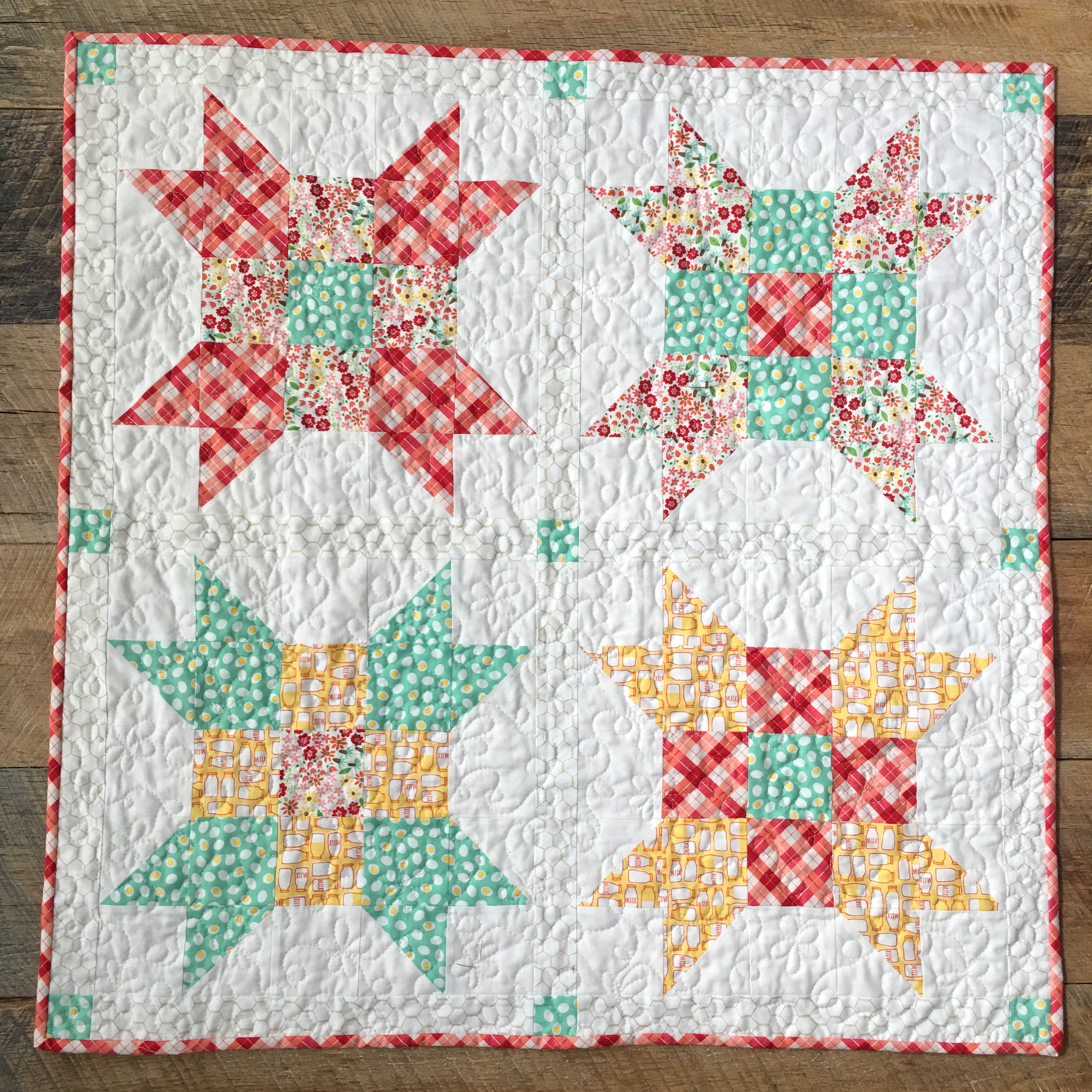 Five Fat Quarter Fun Free Quilt Pattern Fresh Eggs