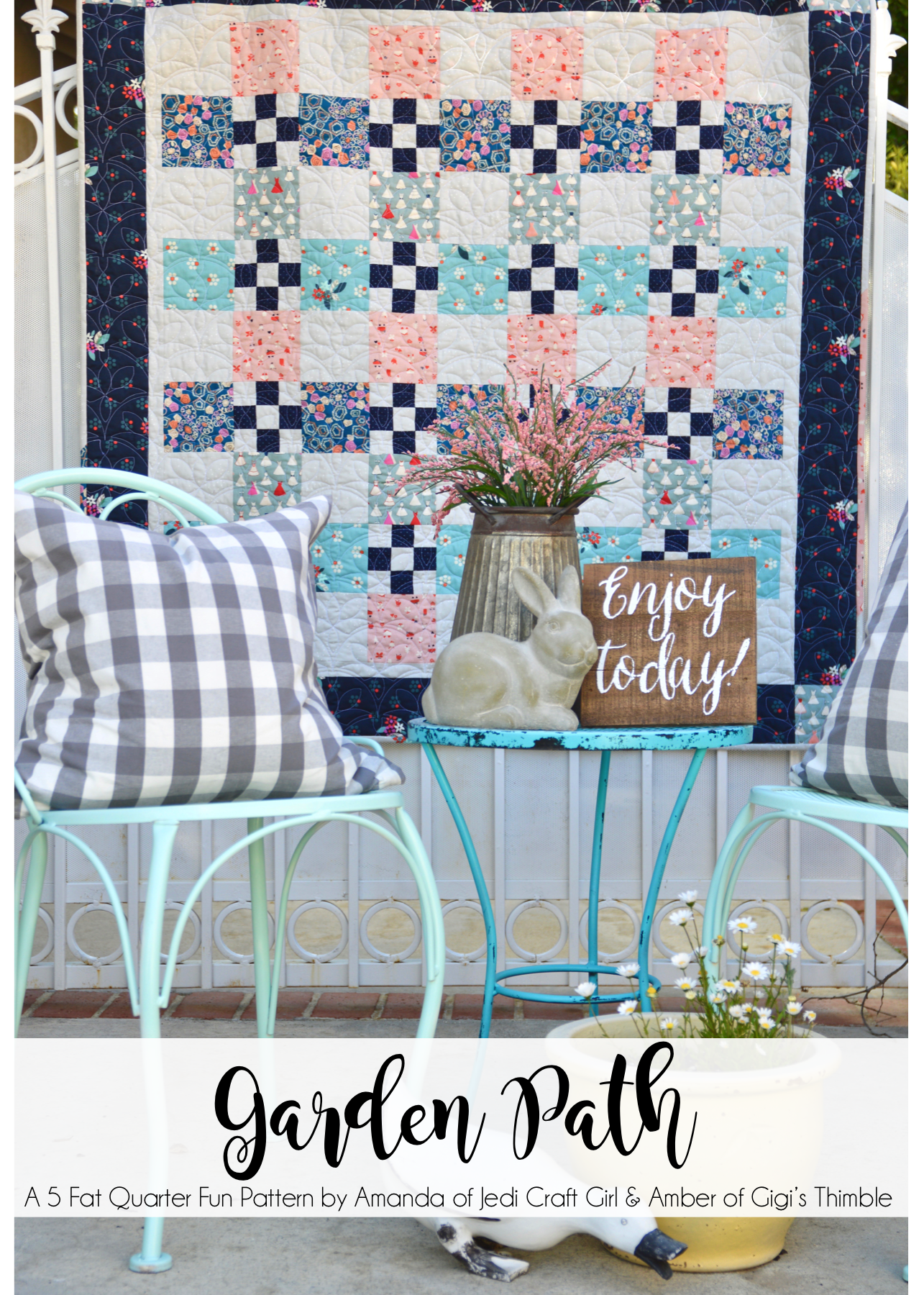 {Garden Path} a 5 Fat Quarter Fun Quilt