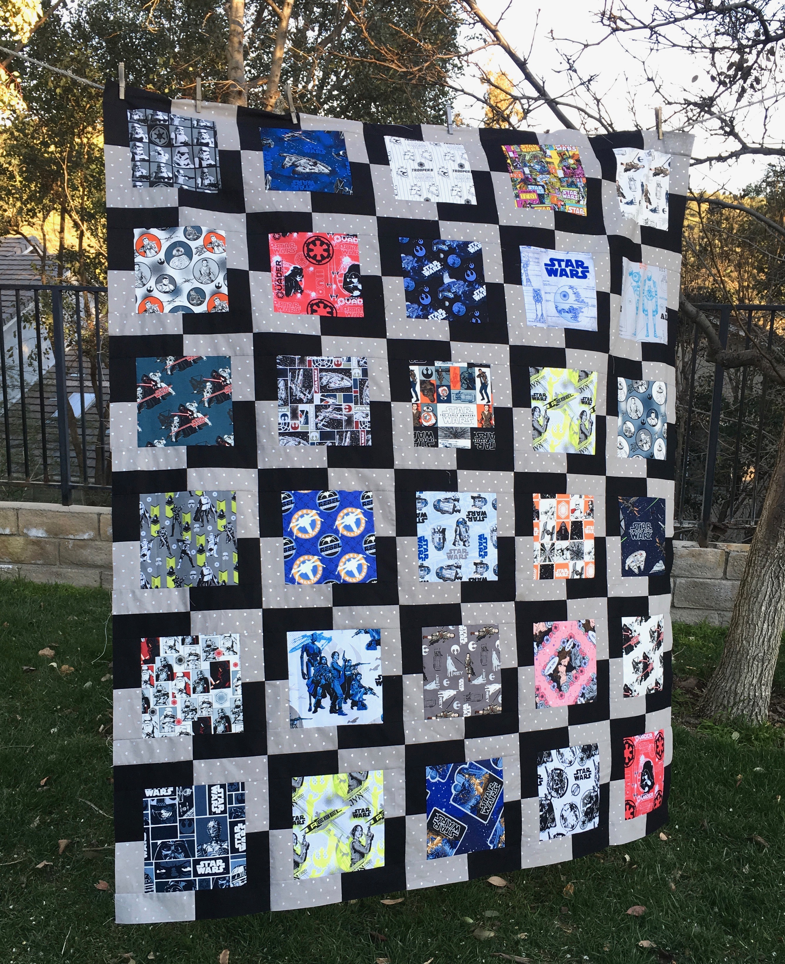 star wars quilt 2