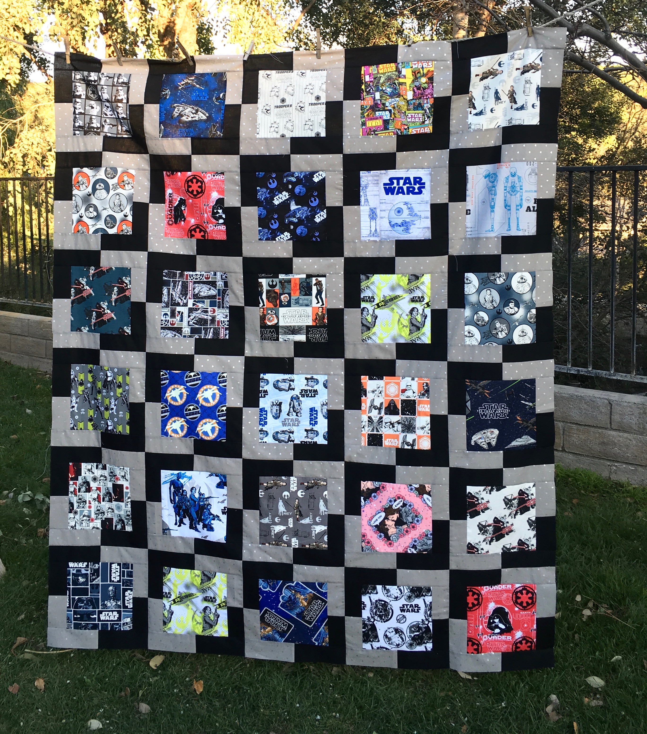 star wars quilt 3