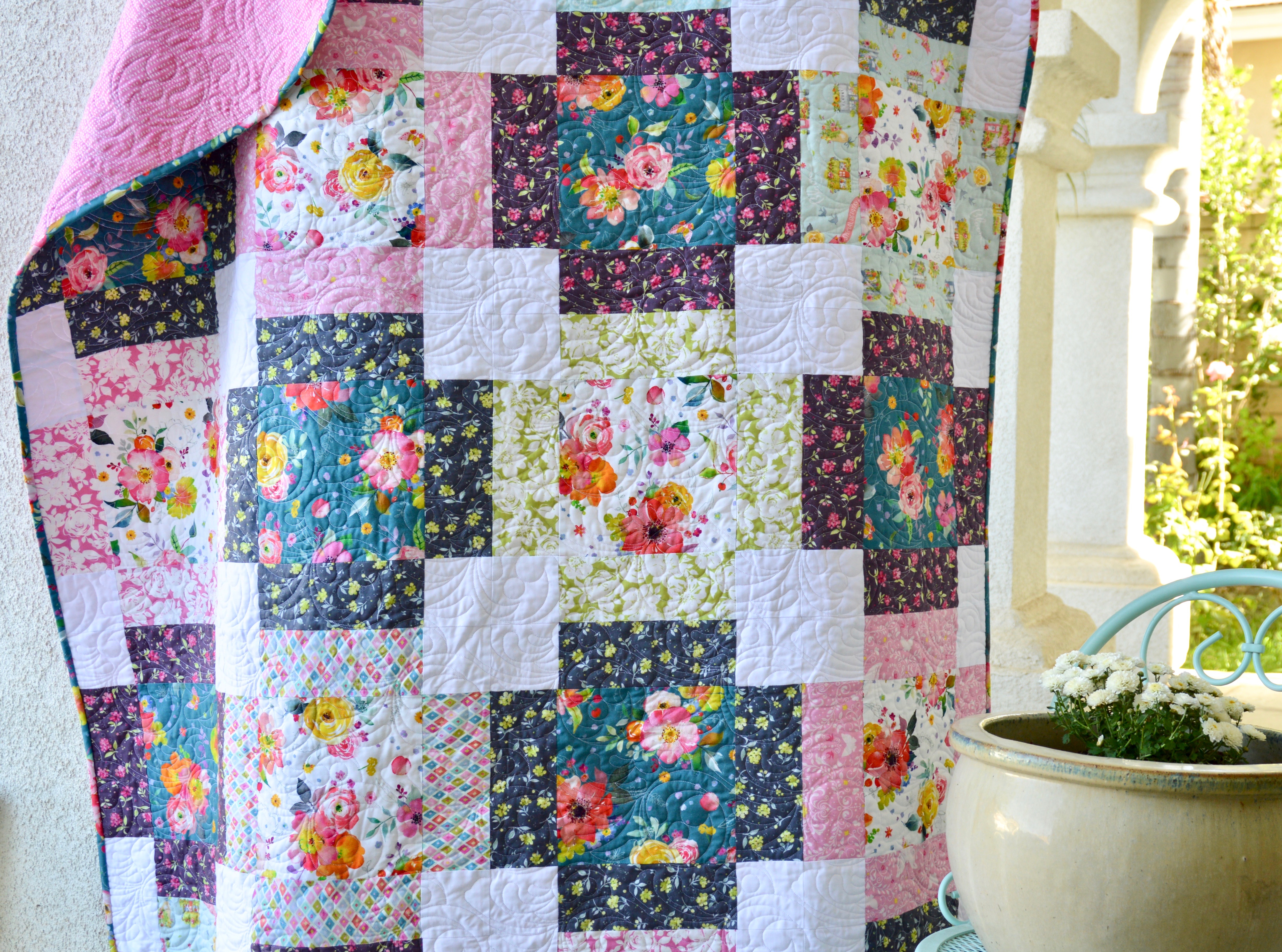 Flower Patchwork Top - Downloadable PDF sewing Pattern