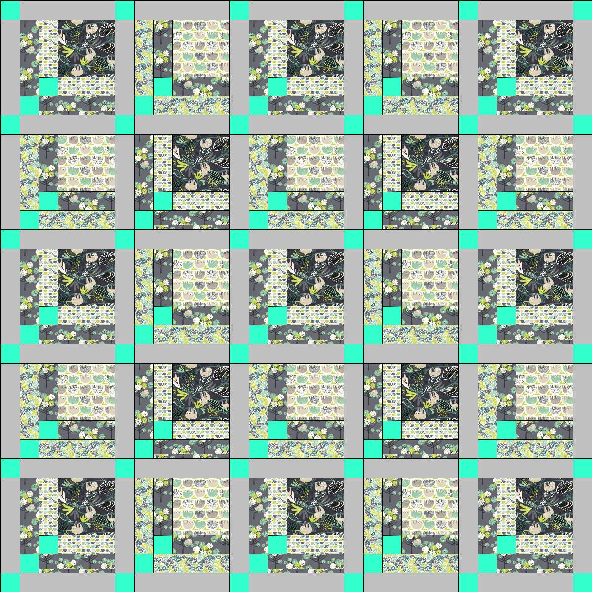 sloth quilt
