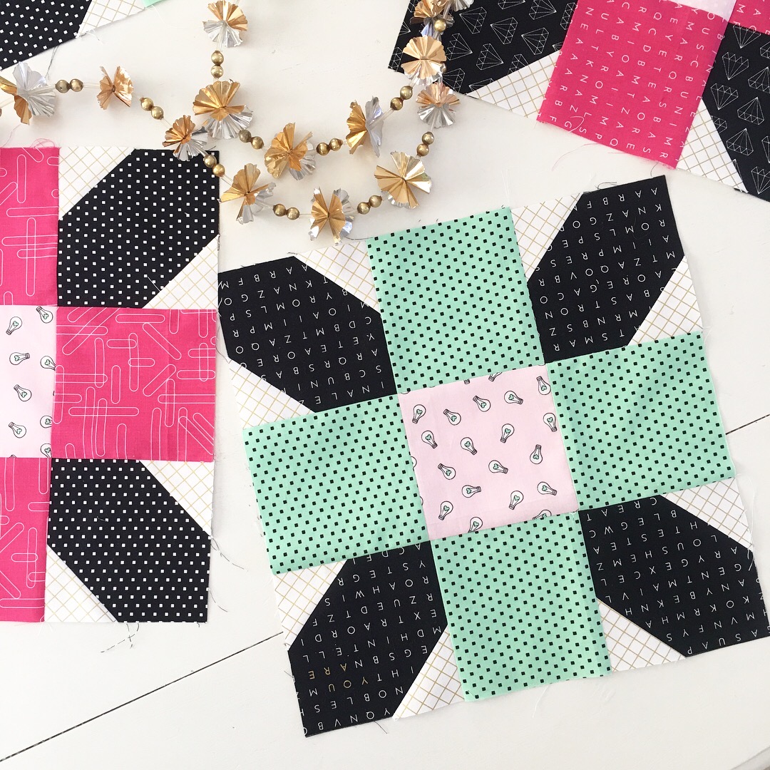 sparkle quilt block 2