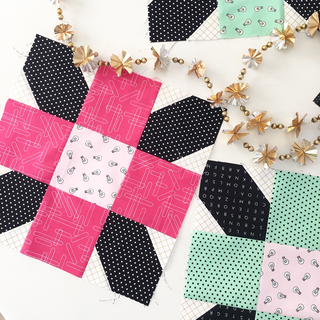 sparkle quilt block 3