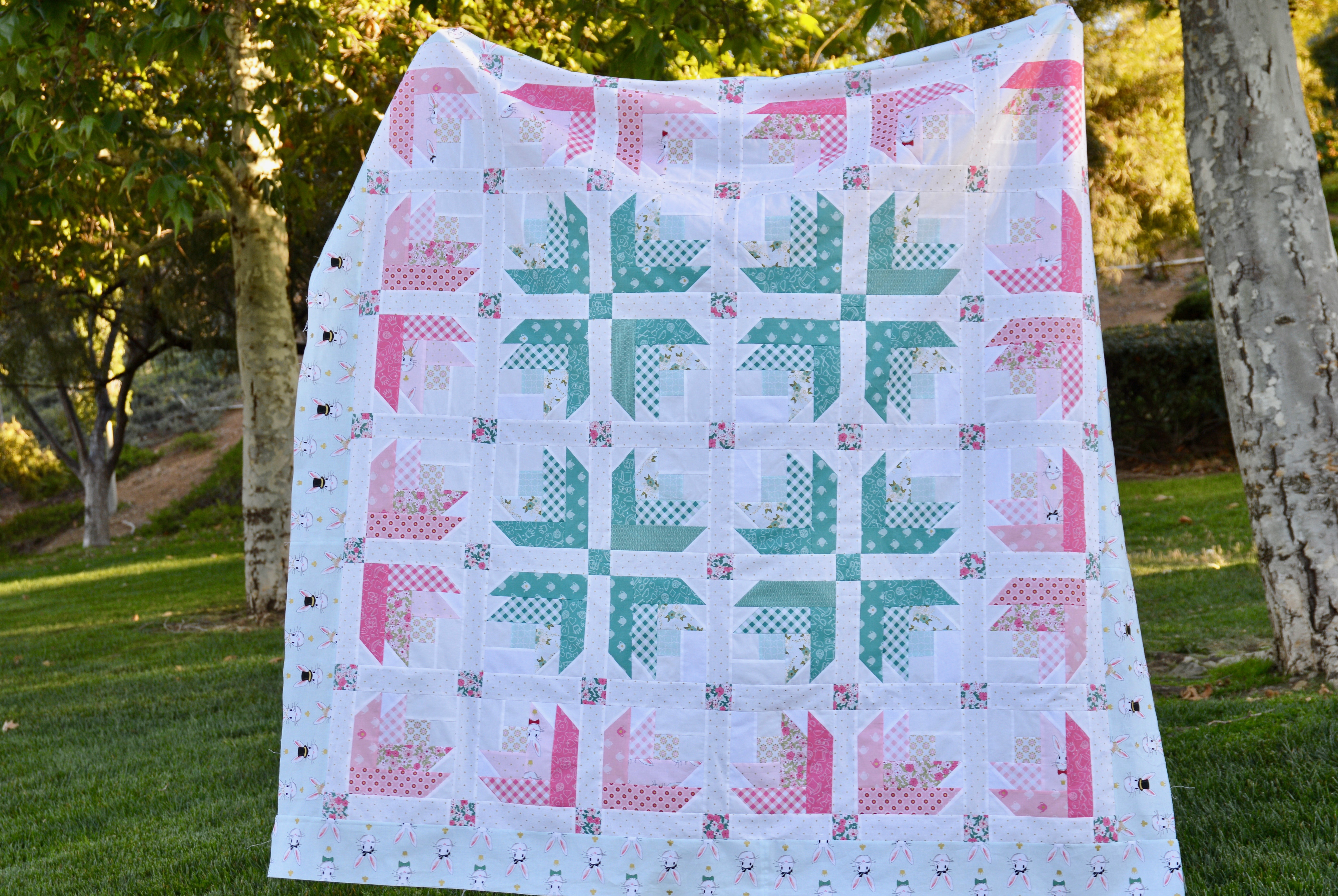 hello springtime quilt pattern 3