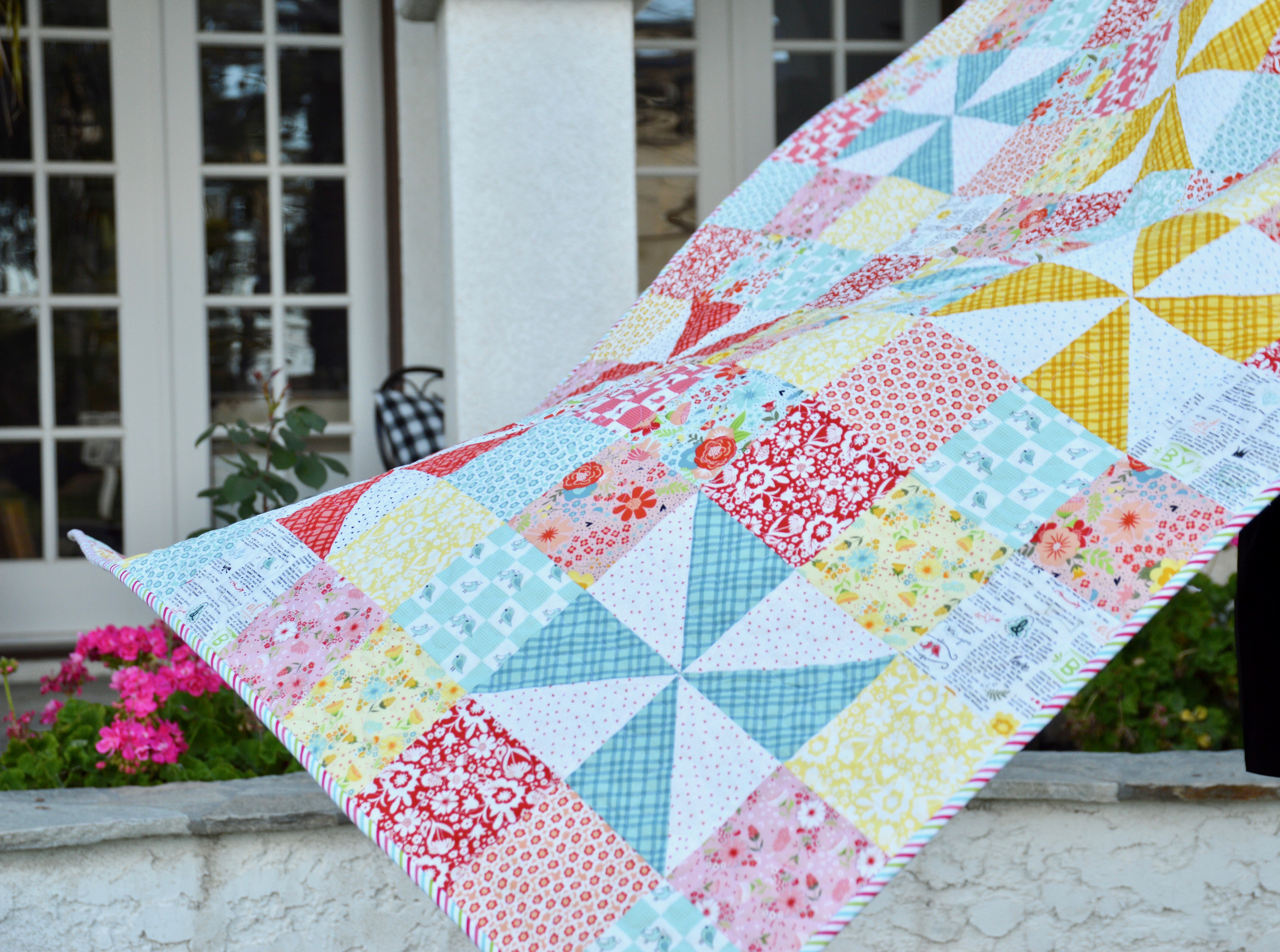 Pinwheels & Patches Quilt Tutorial