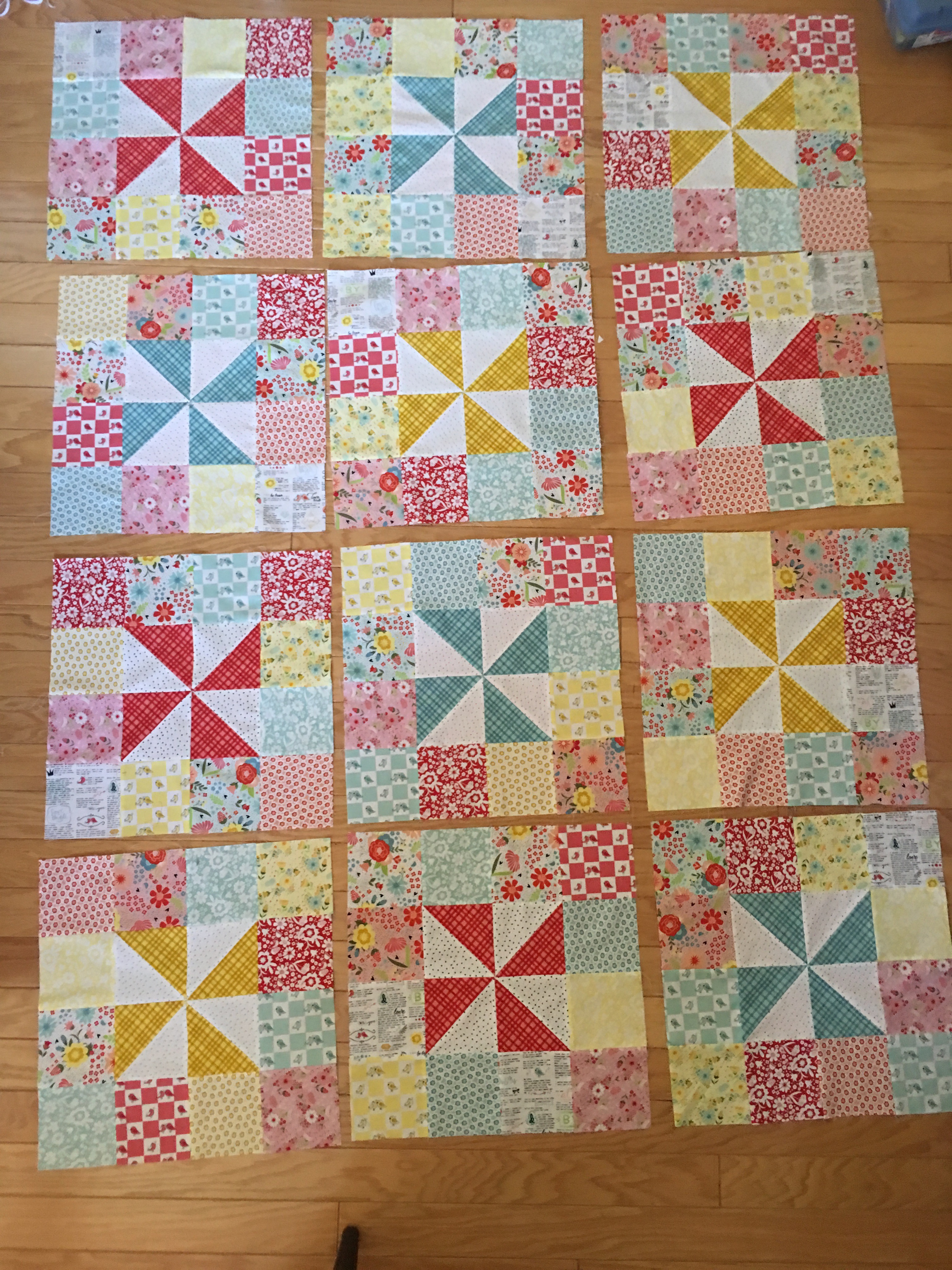 Pinwheel Quilt Template
