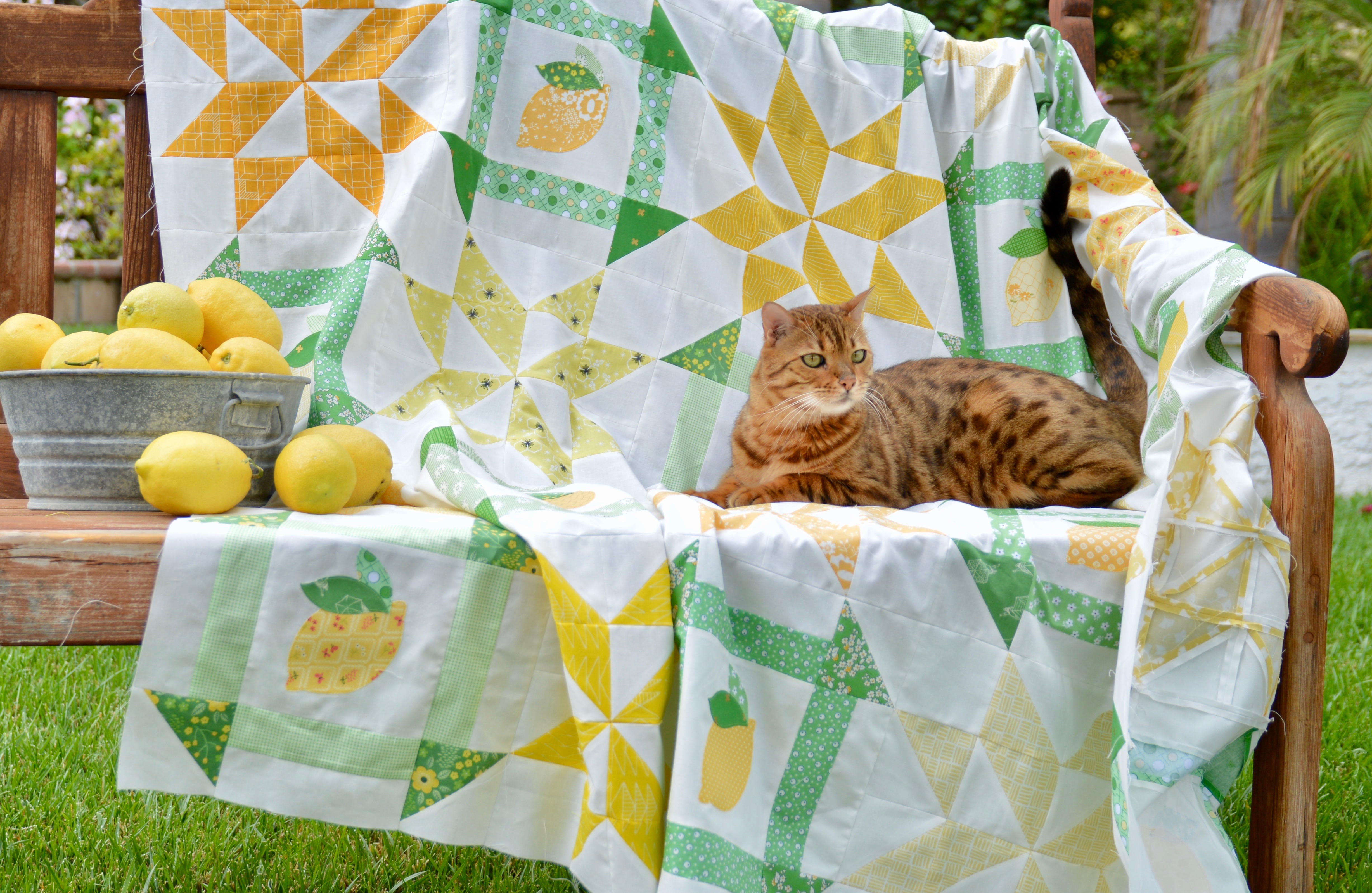 lemon fresh quilt 19