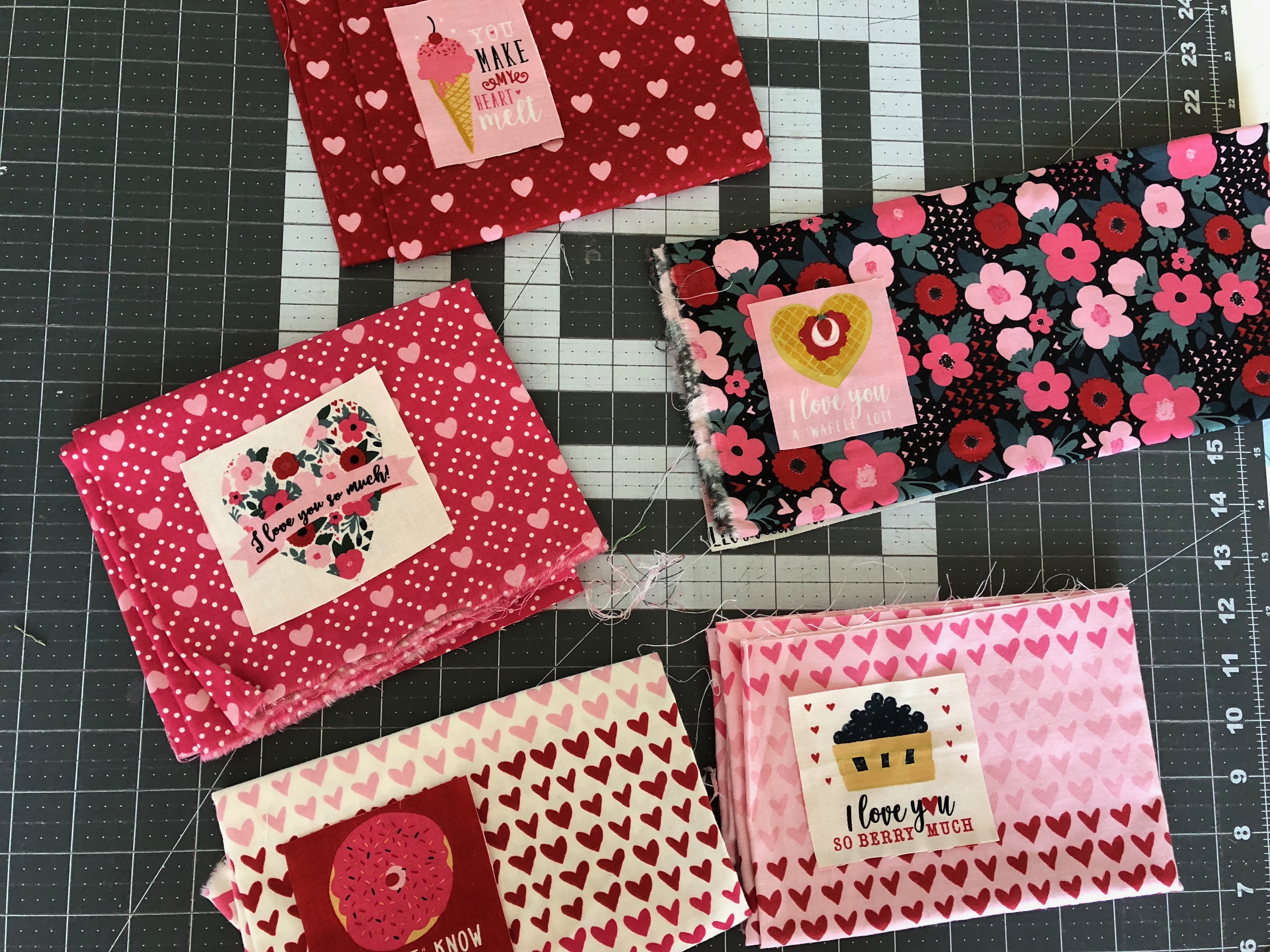 Valentine's Fabric - Order Valentine's Day Fabric & Valentine Quilt Panels