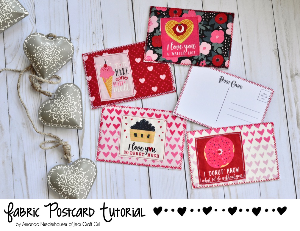 fabric postcard tutorial