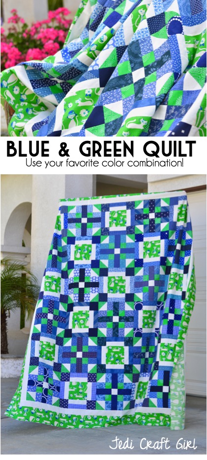 Blue & Green Quilt