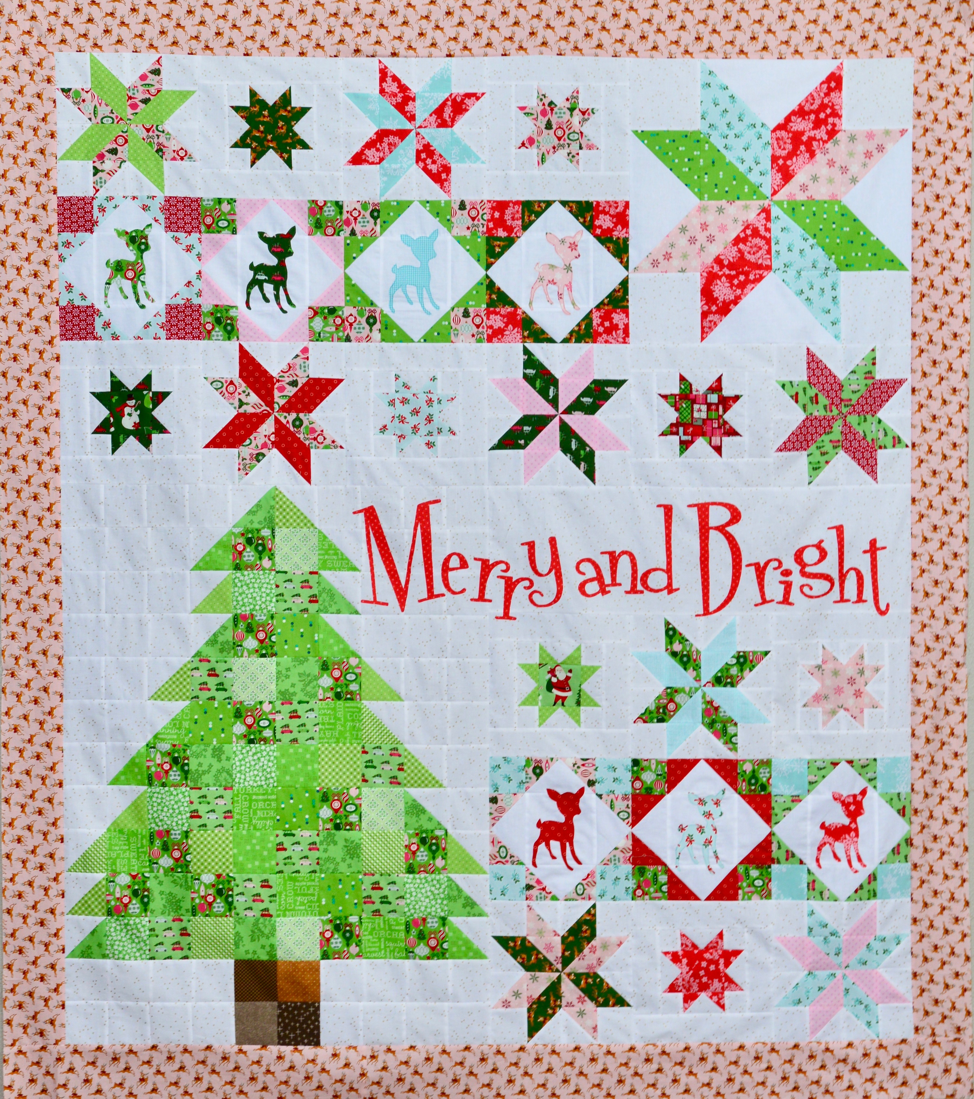 Merry and bright quilt pattern