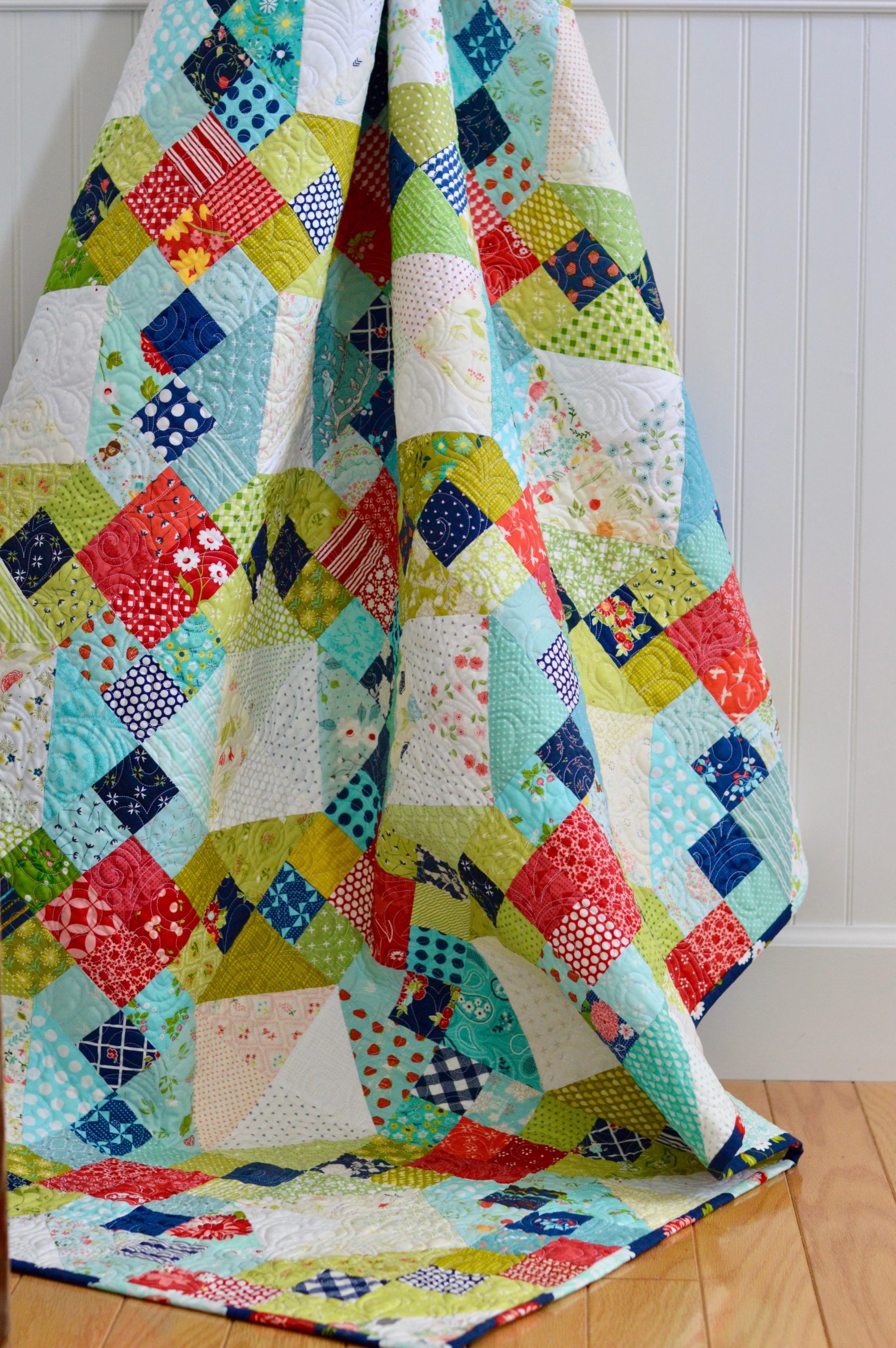 Scrappy Windows - Cedar Baby Quilt Kit