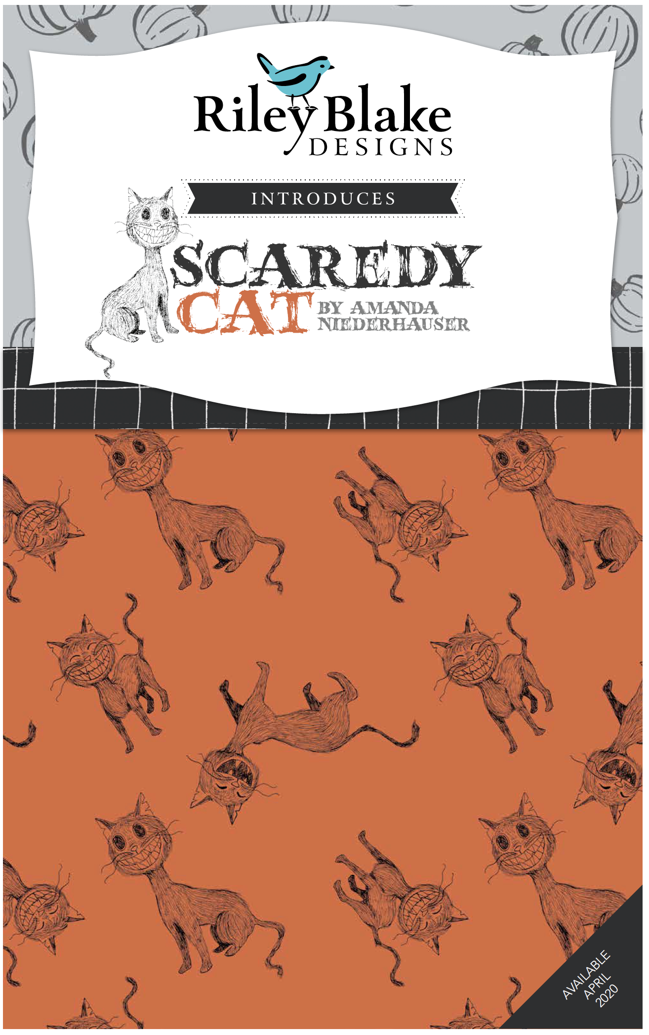 Scaredy Cat Scaredy Cat Quilt Kit by Amanda Niederhauser - Bunbury