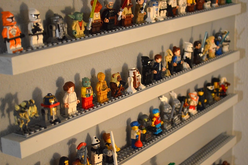Diy Lego Minifigure Storage Shelves, Ideas For Lego Shelves