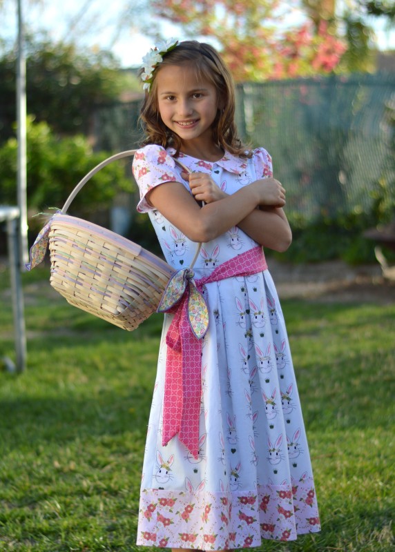 Wonderland {by Riley Blake Designs } Easter Dress