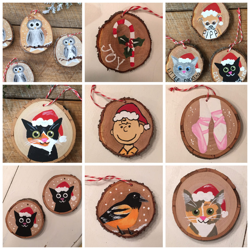 Christmas Ornaments and Art on Etsy